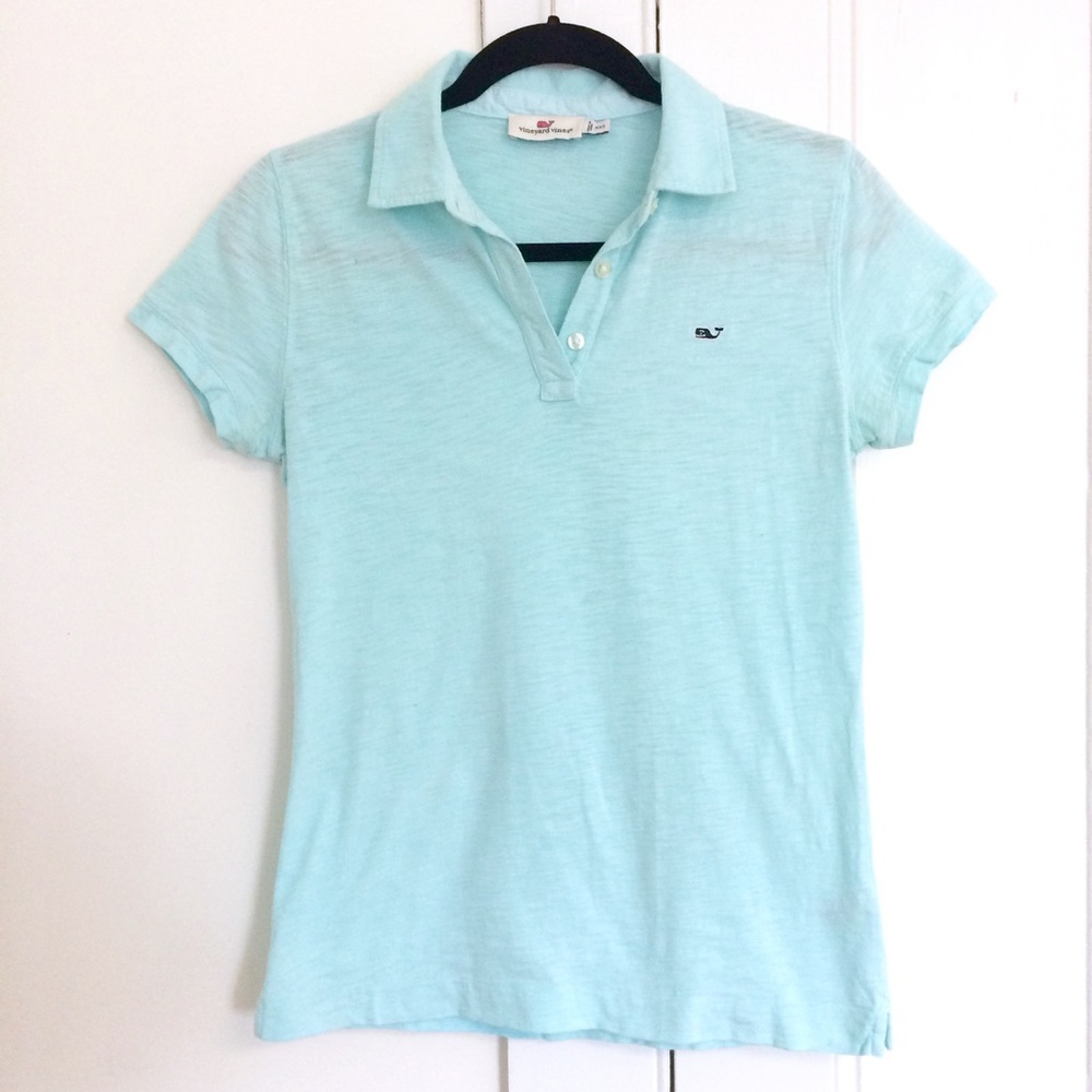 LIGHT SKY BLUE VINEYARD VINES POLO